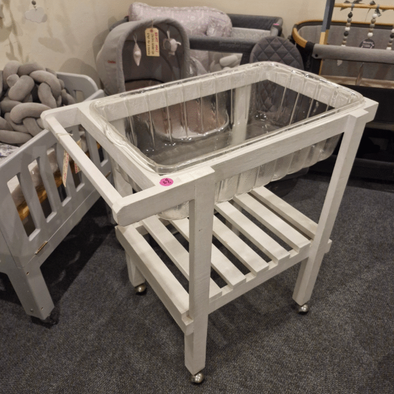 Hospital Baby Bath And Bed Trolley
