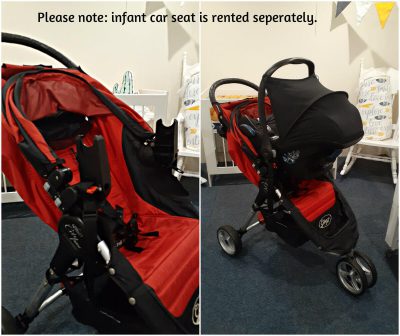 City Mini Rental Stroller with adapters 3