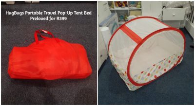 HugBugs Portable Travel Pop Up Tent Bed Preloved for R399