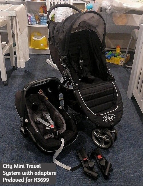 City Mini Travel System with adapters