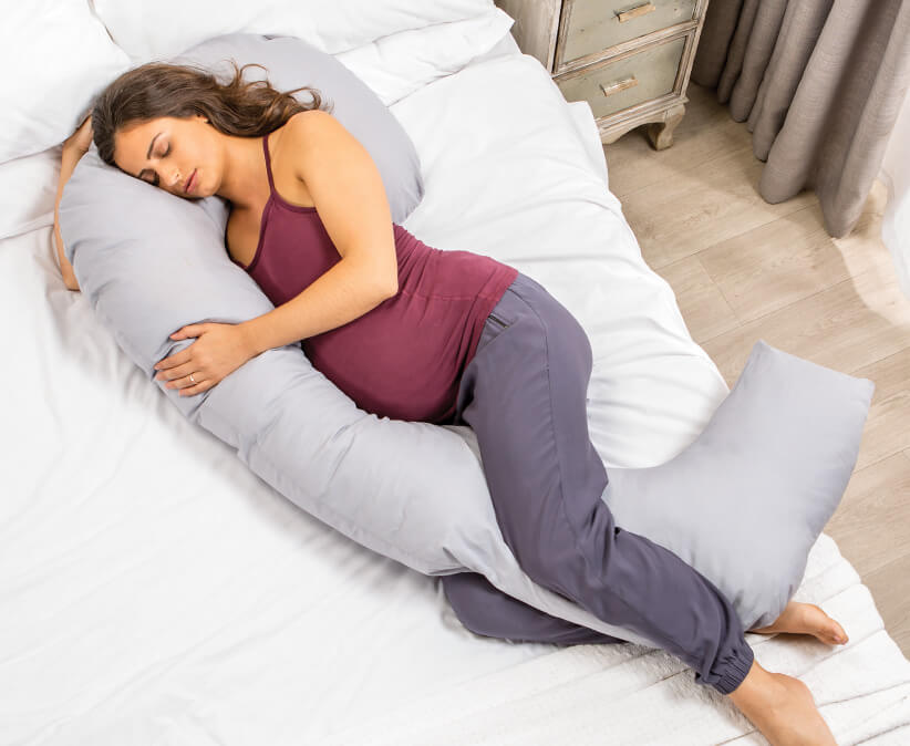 Tula Baby Body Pillow Grey