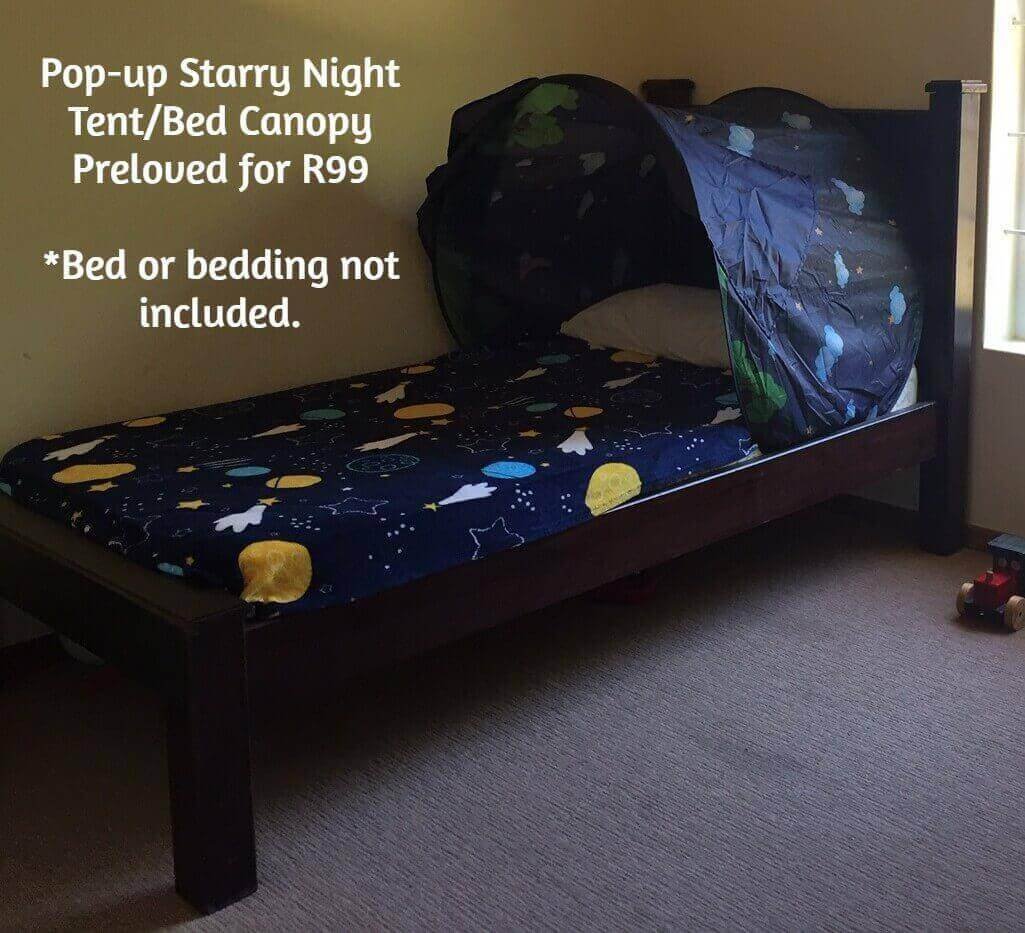 Pop-up Starry Night Tent/Bed Canopy