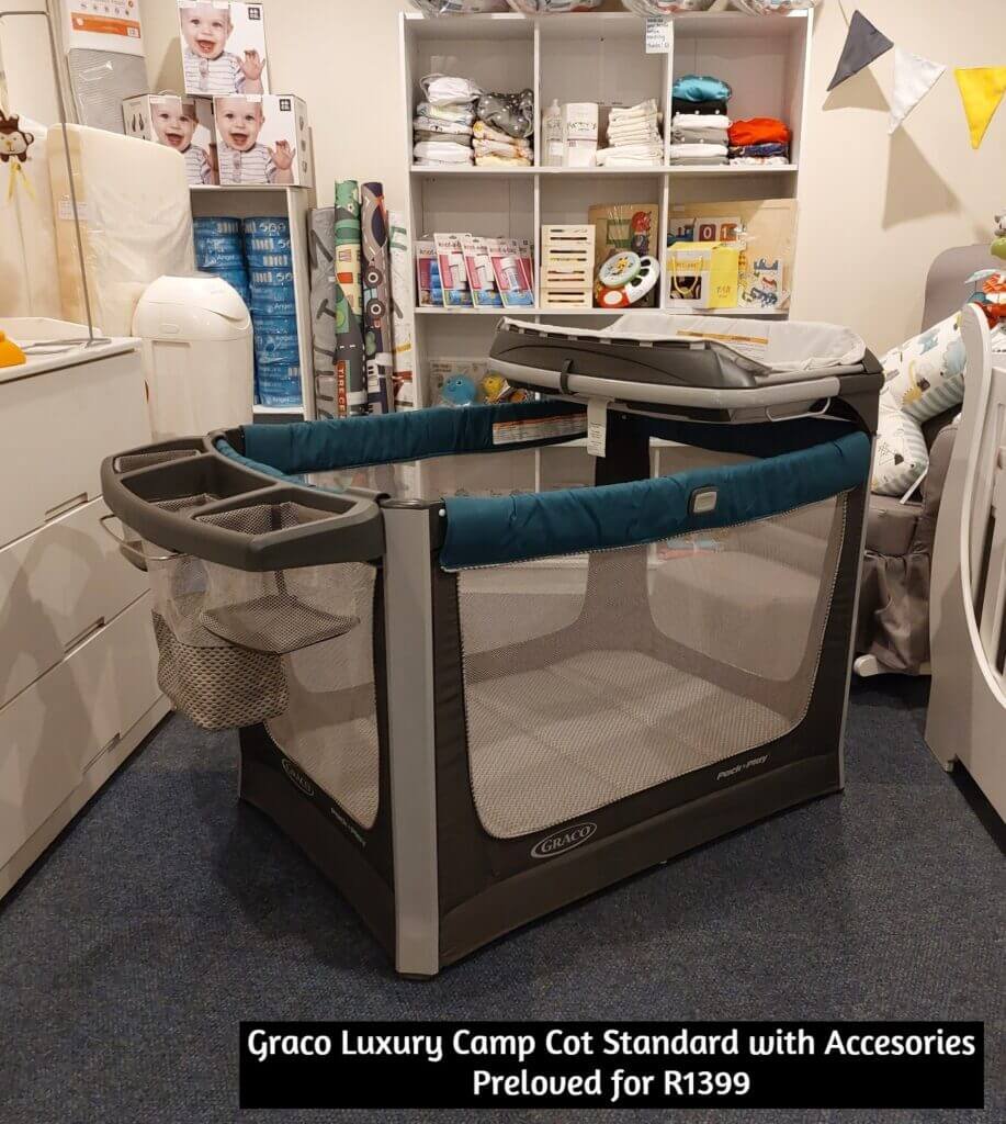 Graco Luxury Camp Cot With Accessories (Standard Size)