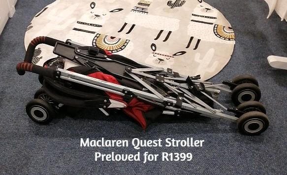 maclaren quest stroller red and black