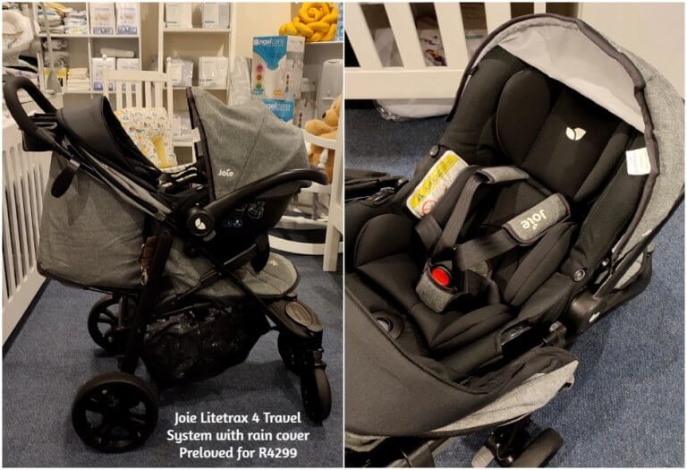 Joie Litetrax 4 Travel System with rain cover