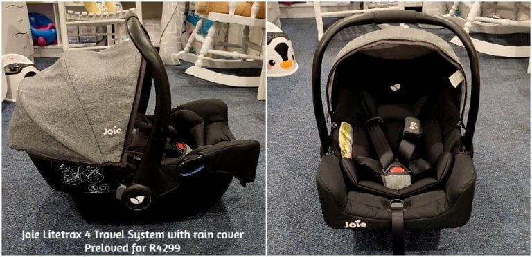 Joie Litetrax 4 Travel System with rain cover