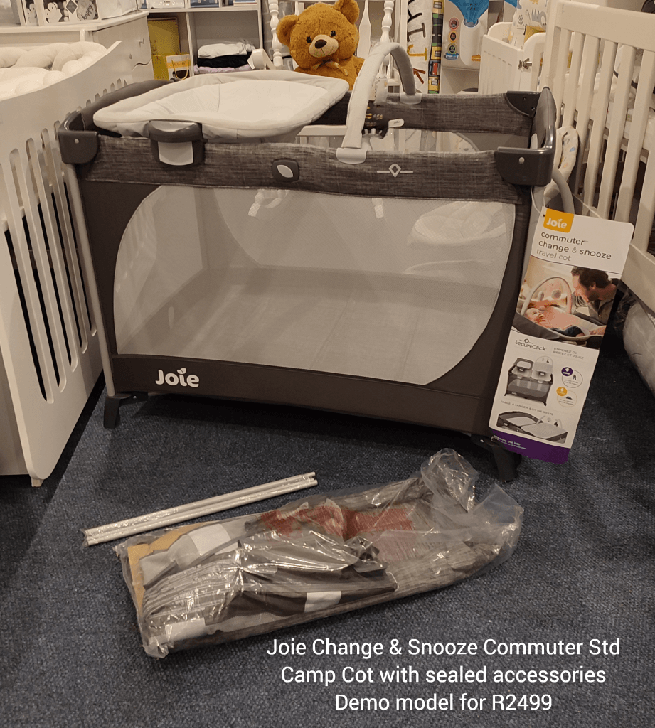 Joie Change And Snooze Commuter Std Camp Cot With Sealed Accessories Babyhouse Shop
