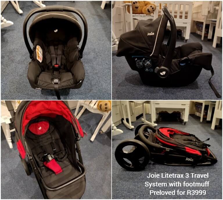 Joie Litetrax 3 Travel System with footmuff