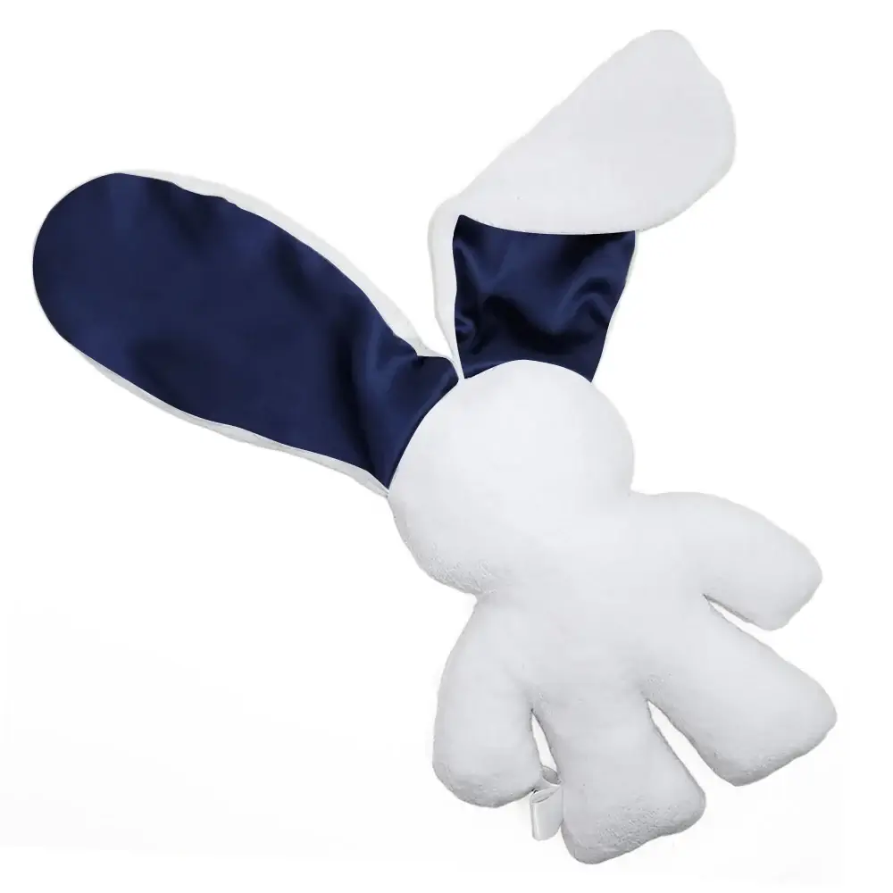 Snuggle Bunny White - Satin Navy