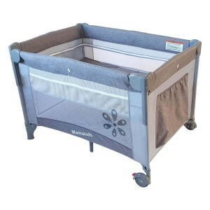 StorkBrands Mamakids DreambyMeCampCot Grey 4 1 1