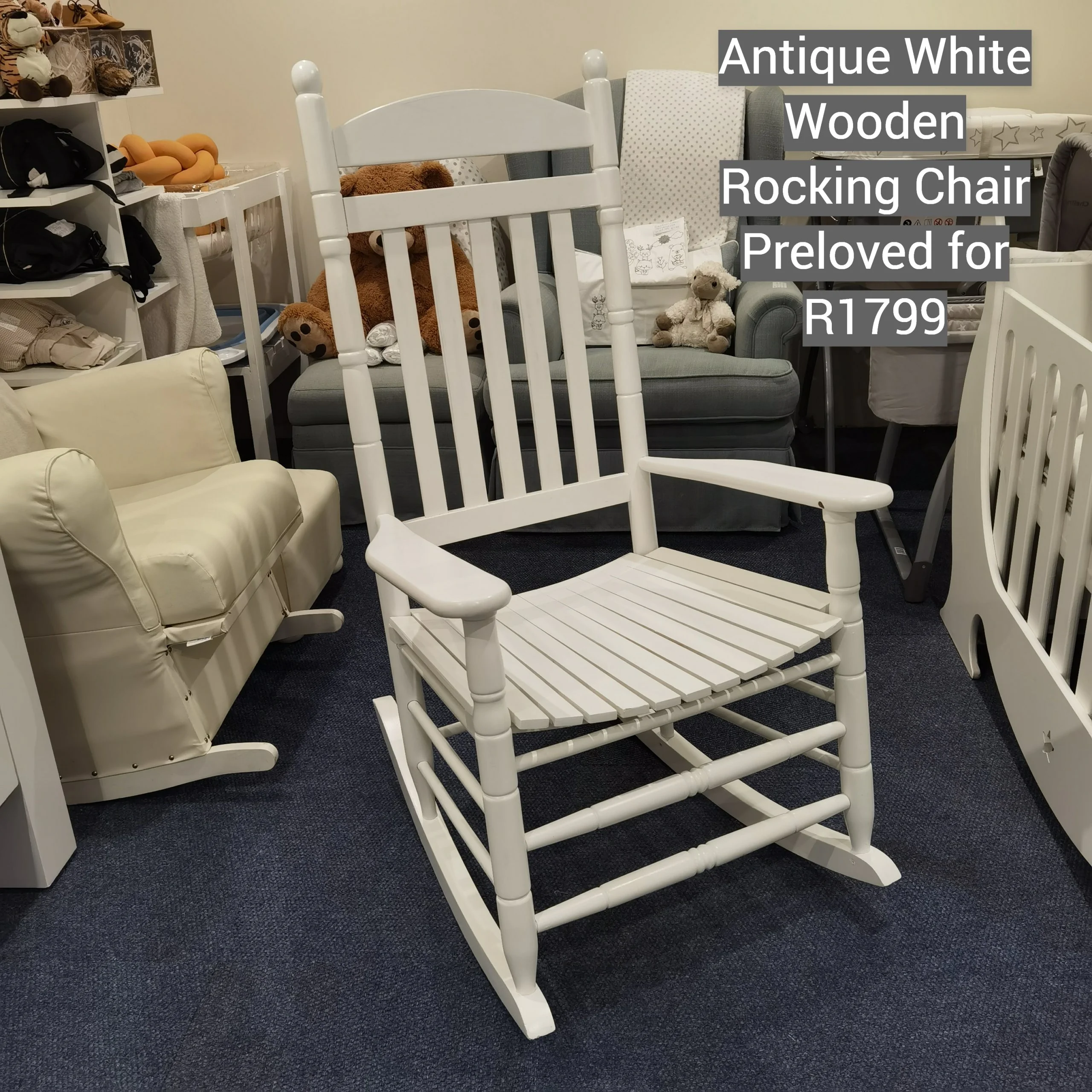 White rocking deals chair nursery