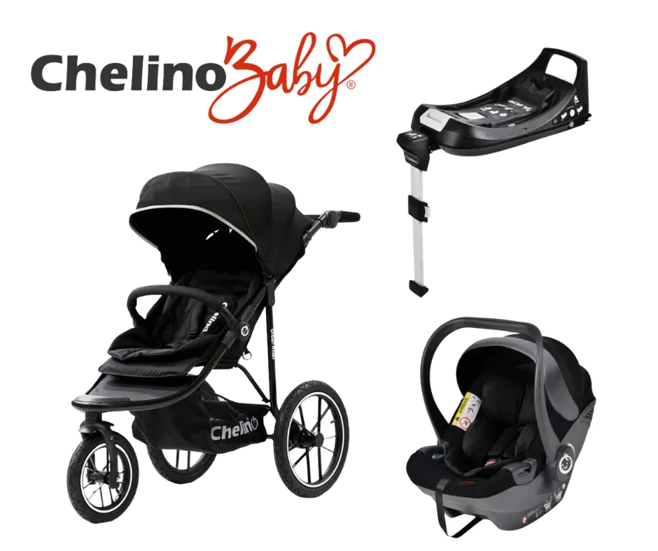 Chelino Urban Rider Travel System with adapters & Isofix base