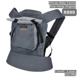 African Baby Carrier - Grey Hemp Original (Nr.1)