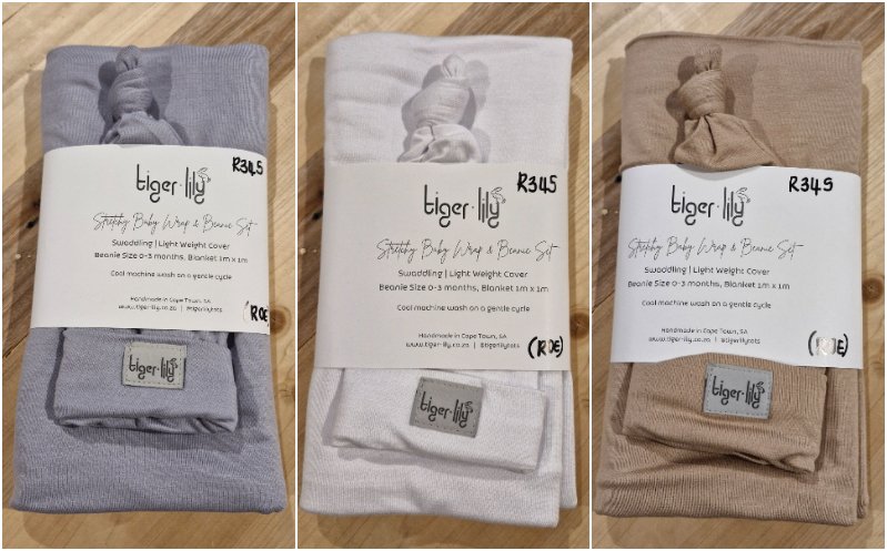 Tiger Lily Swaddle & Beanie Set