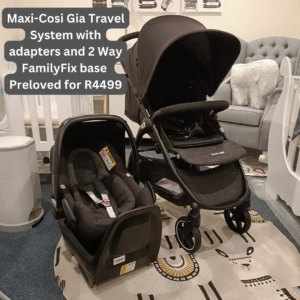 Maxi-Cosi Gia Travel System with adapters and 2 Way FamilyFix base