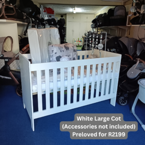 white large cot