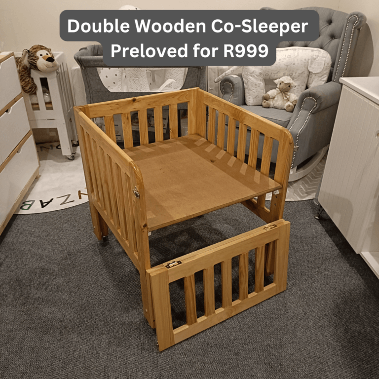 Double Wooden Co-Sleeper