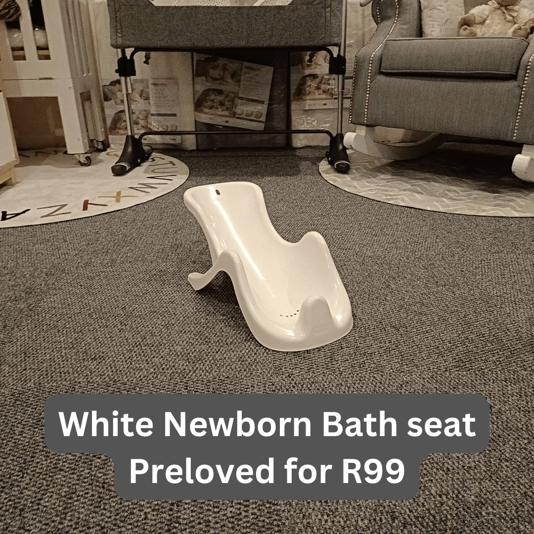 White Newborn Bath Seat