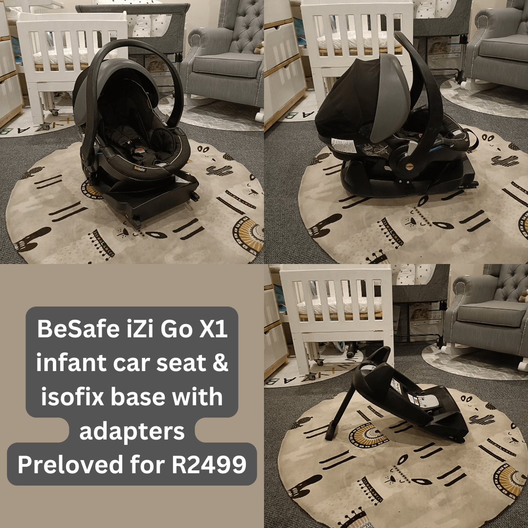 BeSafe iZi Go X1 infant car seat & isofix base with adapters