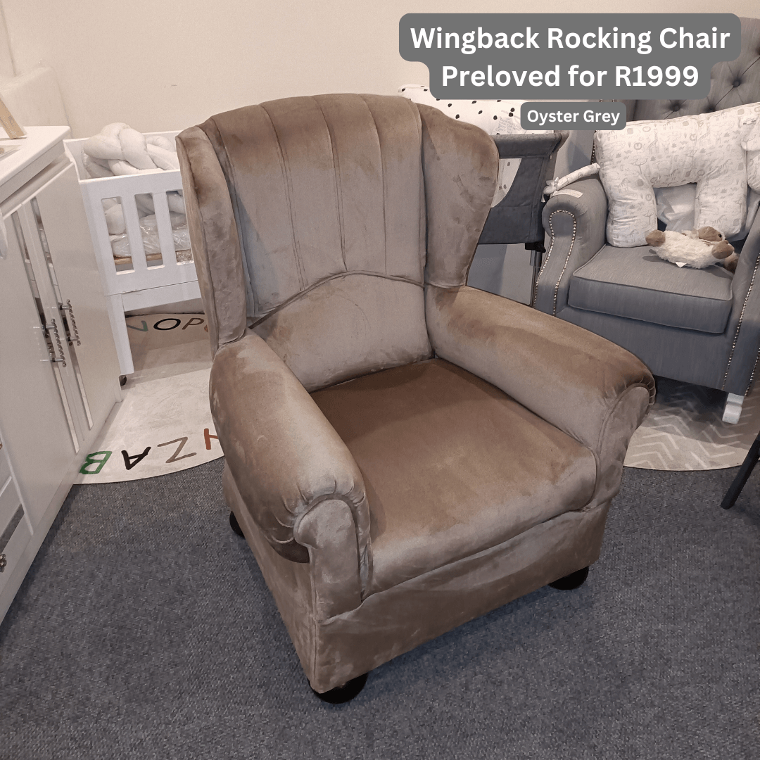 wingback rocking chair