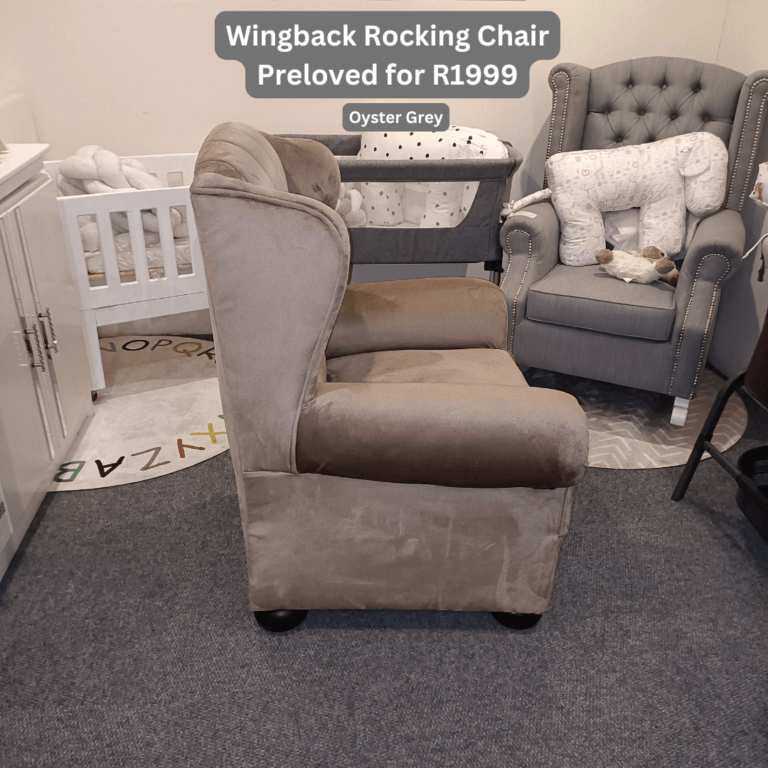 wingback rocking chair