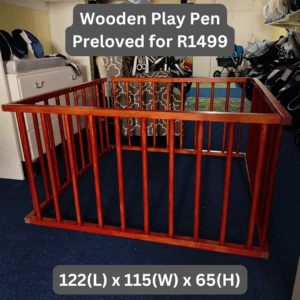 Wooden Play Pen Preloved for R1499