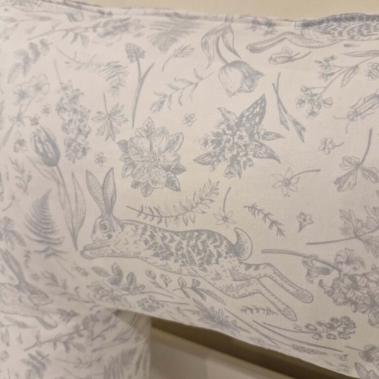 Nursing Pillow - Rabbit Blue