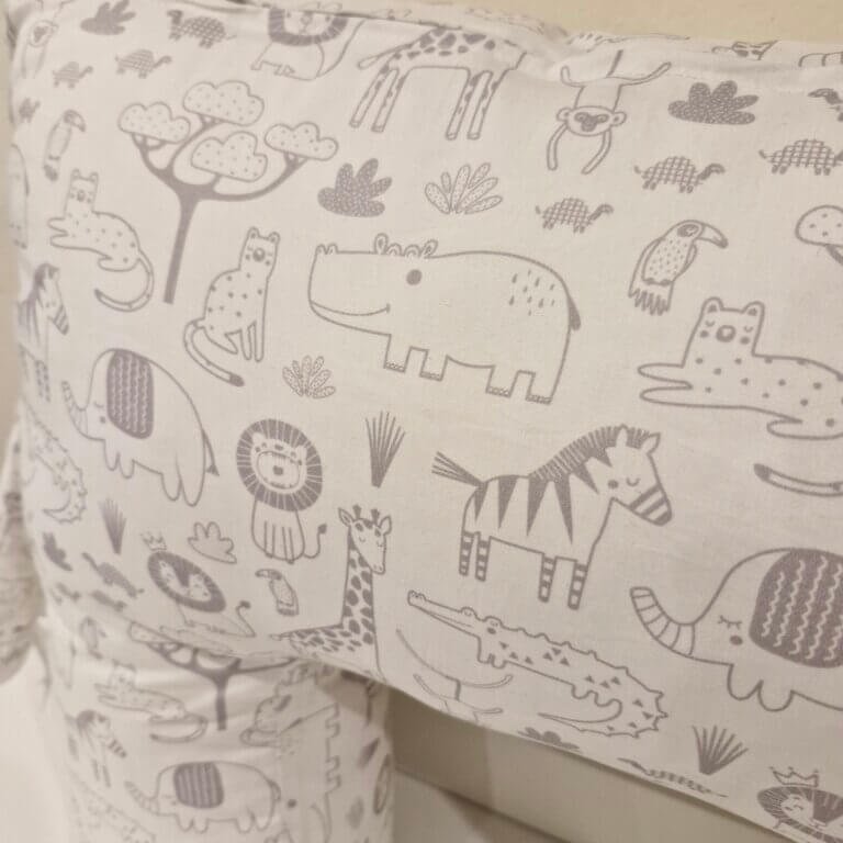 Nursing Pillow - White Safari