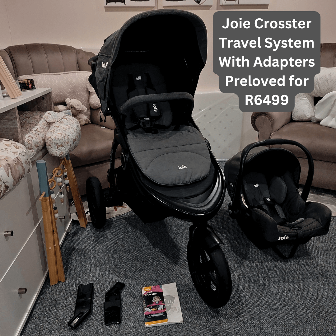 Joie Crosster Travel System With Adapters Preloved for R6499