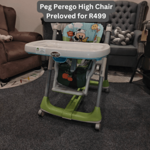 peg perego high chair preloved for R499