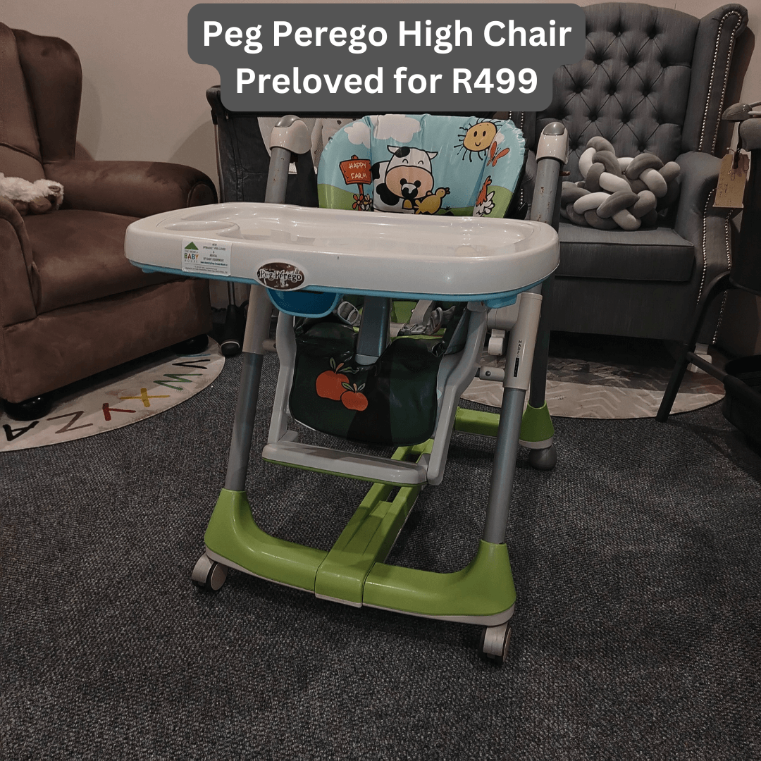 peg perego high chair preloved for R499