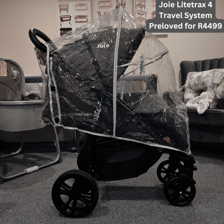 Joie Litetrax 4 Travel System with footmuff and rain cover