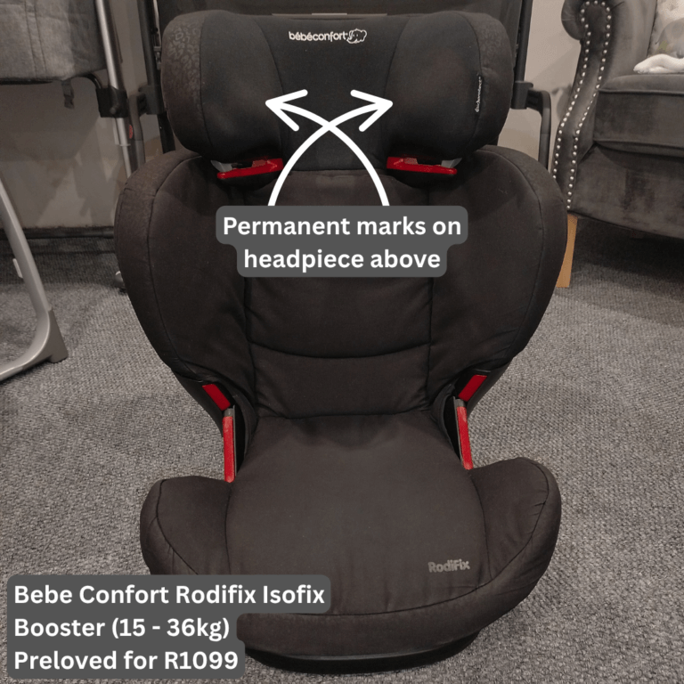 Bebe Confort Rodifix Isofix Booster (15 - 36kg) Preloved for R1099