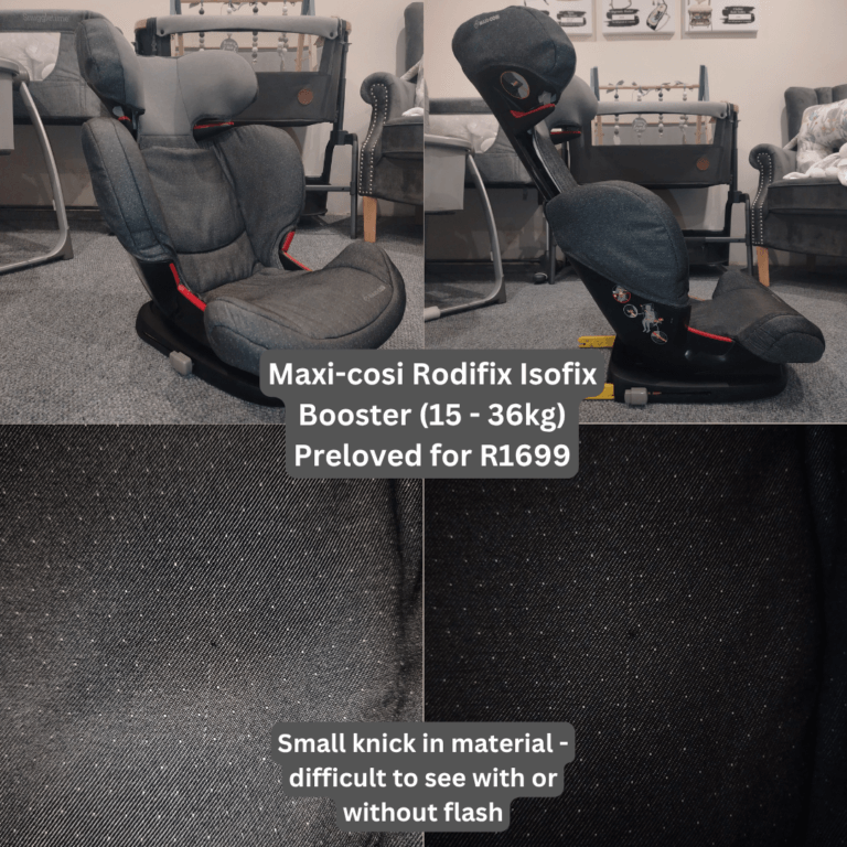 Maxi-cosi Rodifix Isofix Booster (15 - 36kg) Preloved for R1699