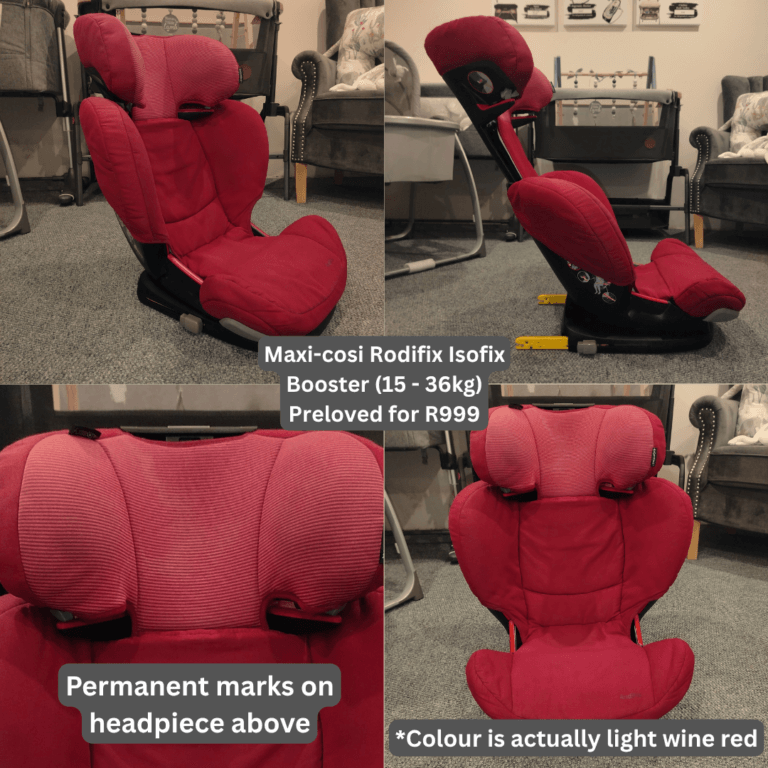 Maxi-cosi Rodifix Isofix Booster (15 - 36kg) Preloved for R999