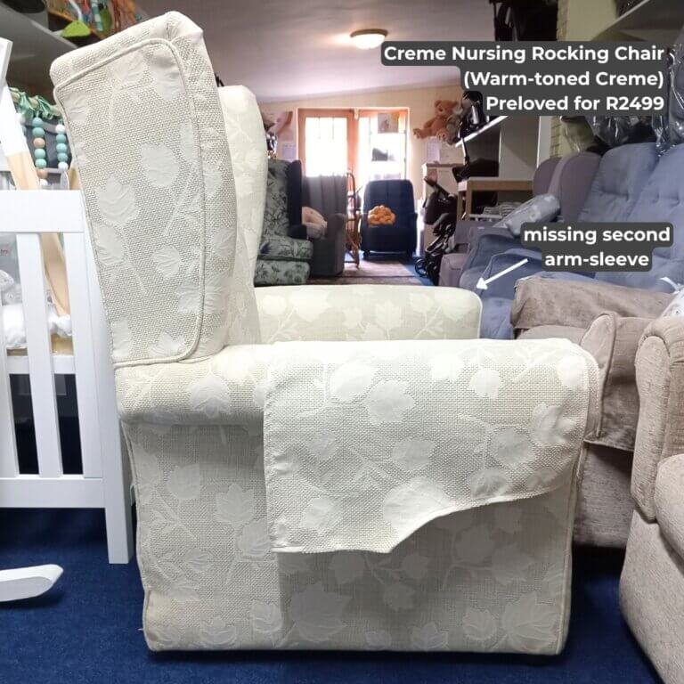 Creme Nursing Rocking Chair