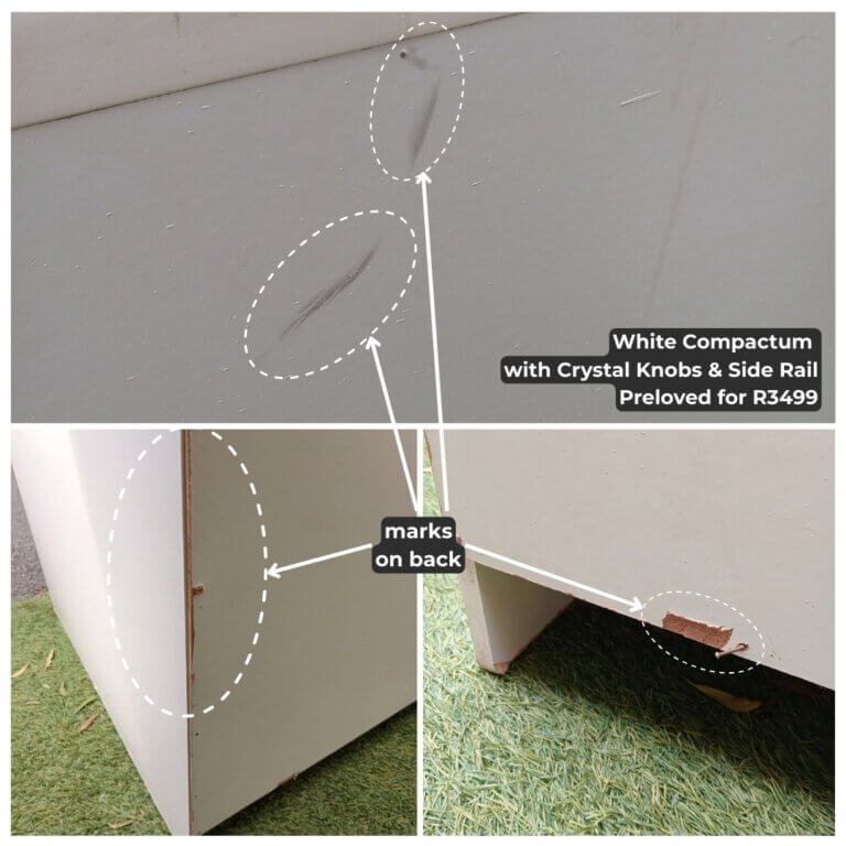 White Compactum with Crystal Knobs