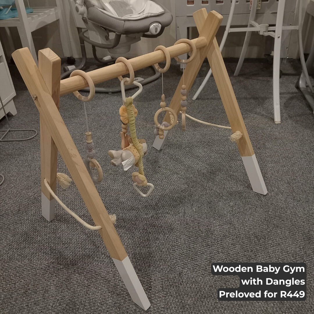 Wooden Baby Gym with Dangles