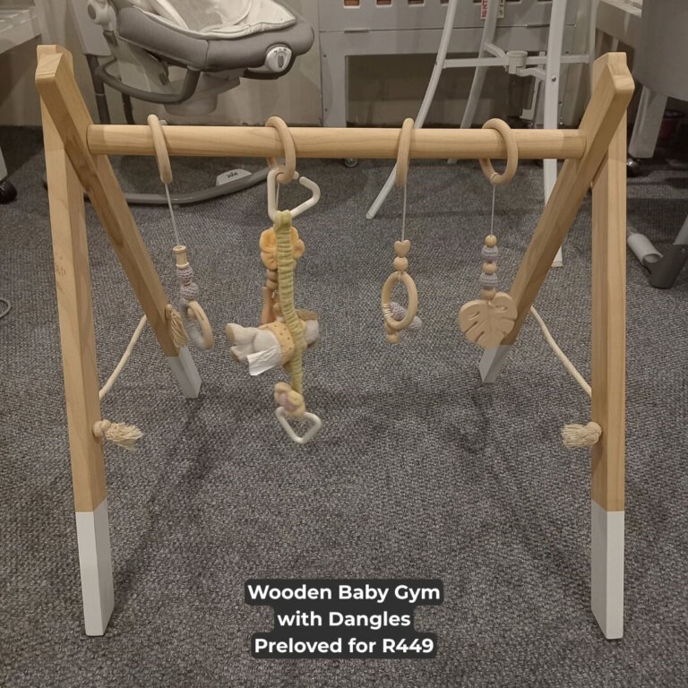 Wooden Baby Gym with Dangles