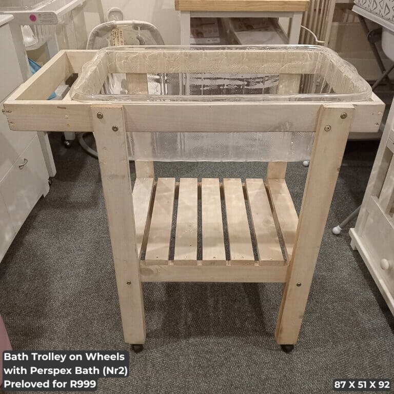 Bath Trolley on Wheels