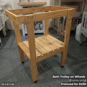 Bath Trolley on Wheels