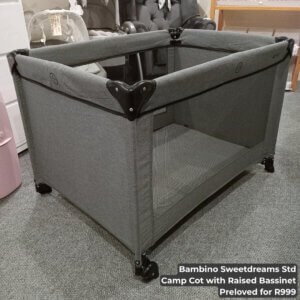 Bambino Std Camp Cot with Mattress