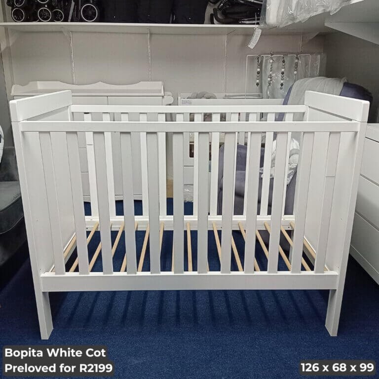 Bopita White Cot