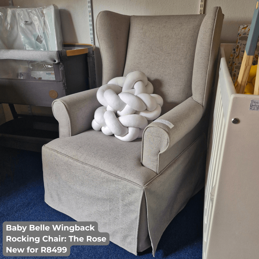 Baby Belle Wingback Rocking Chair - The Rose