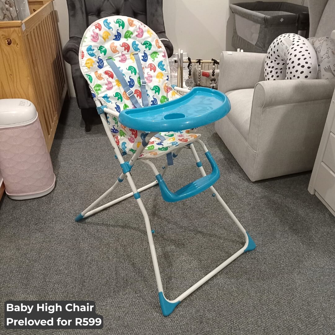 High Chair - Colourful Elephants
