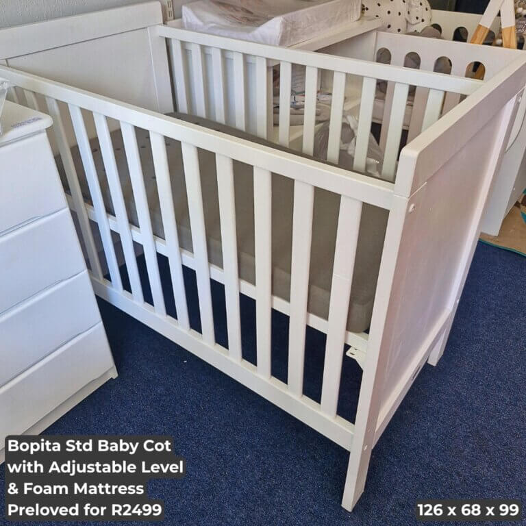 Bopita White Cot