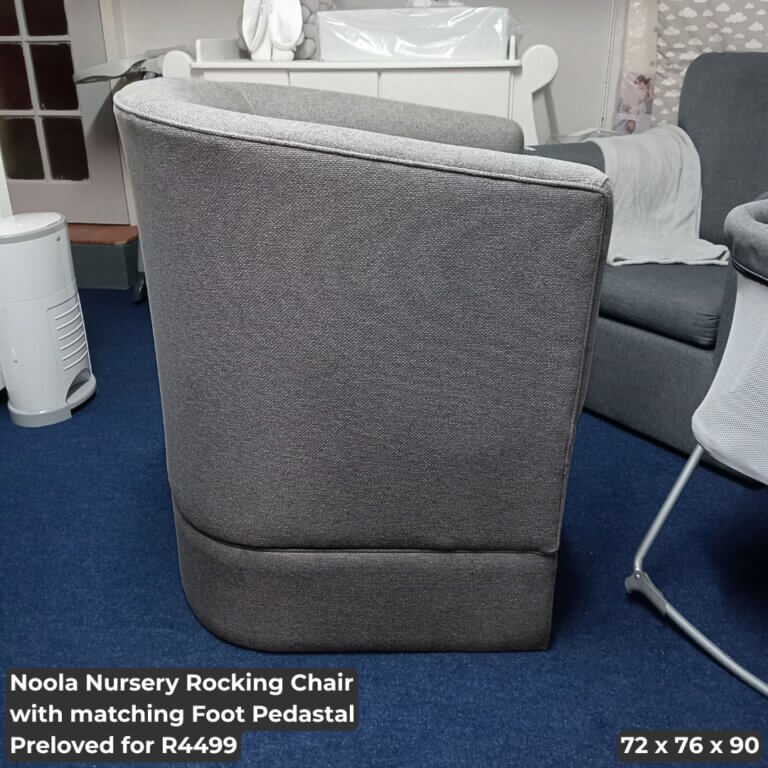 Noola Nursery Rocking Chair with matching Foot Pedastal