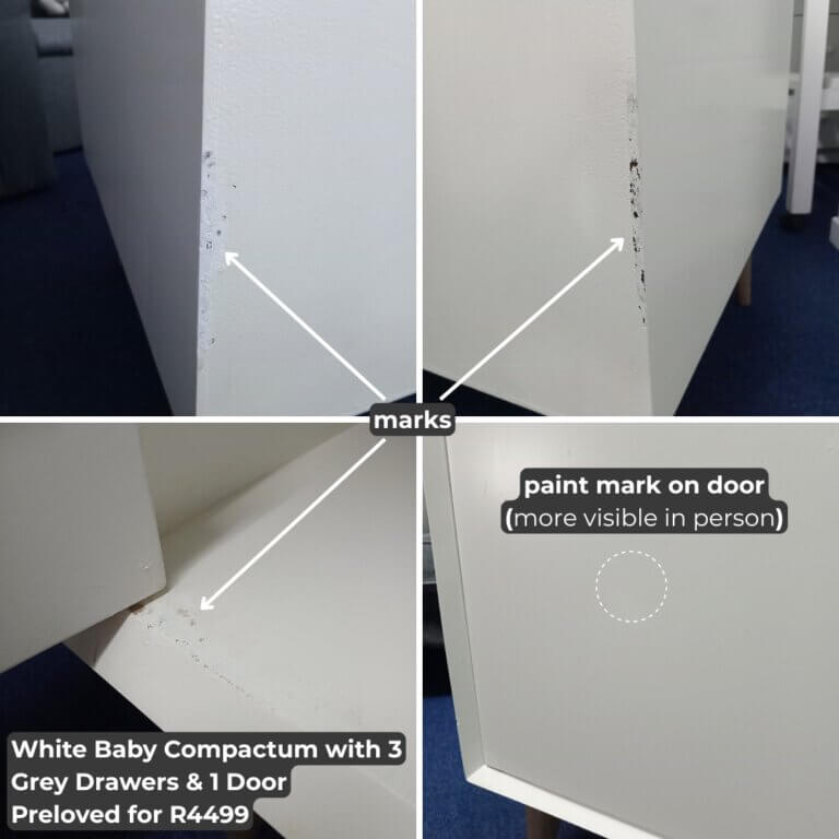 White Baby Compactum with 3 Grey