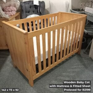 Wooden Baby Cot