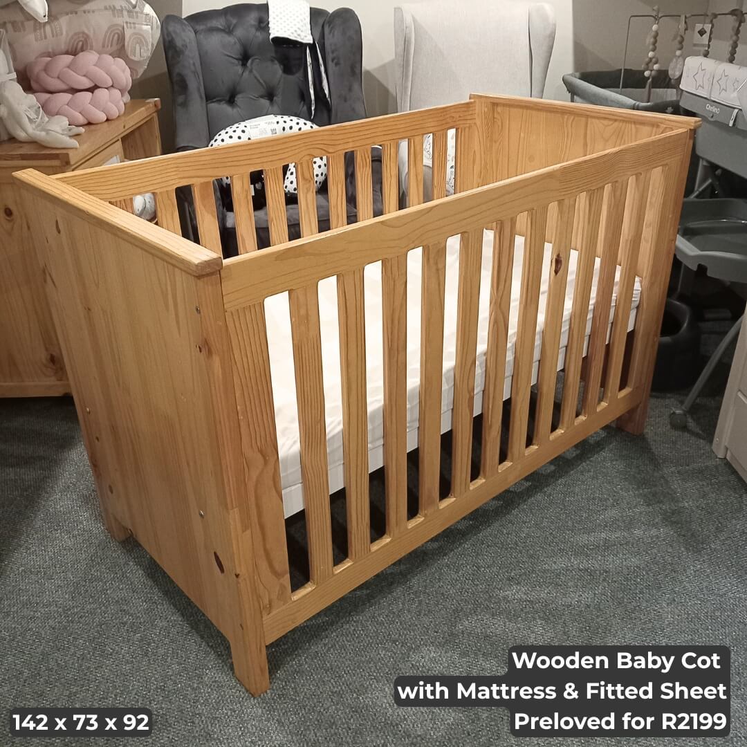 Wooden Baby Cot